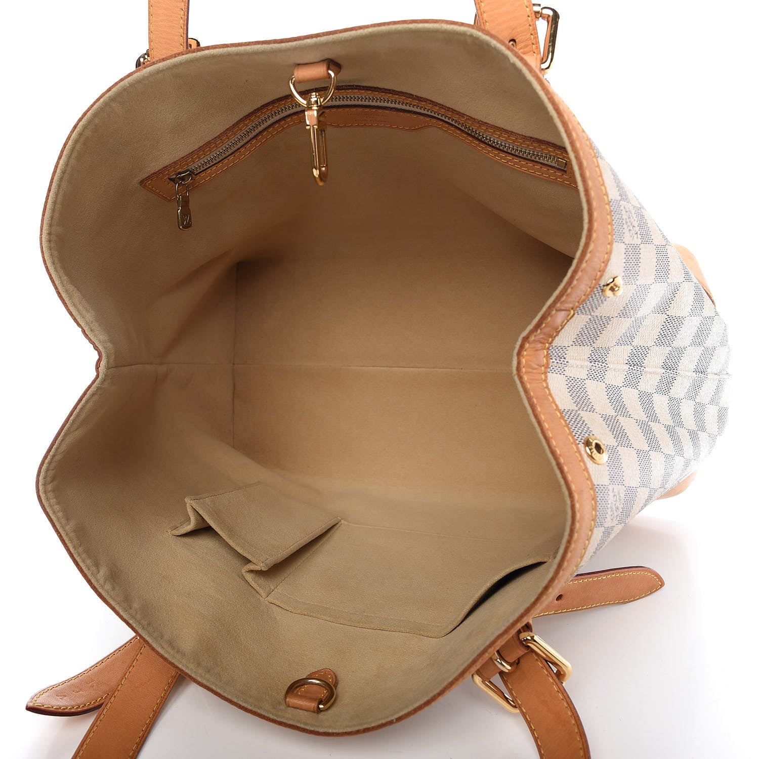 Louis Vuitton Damier Azur Hampstead MM 5 of 14