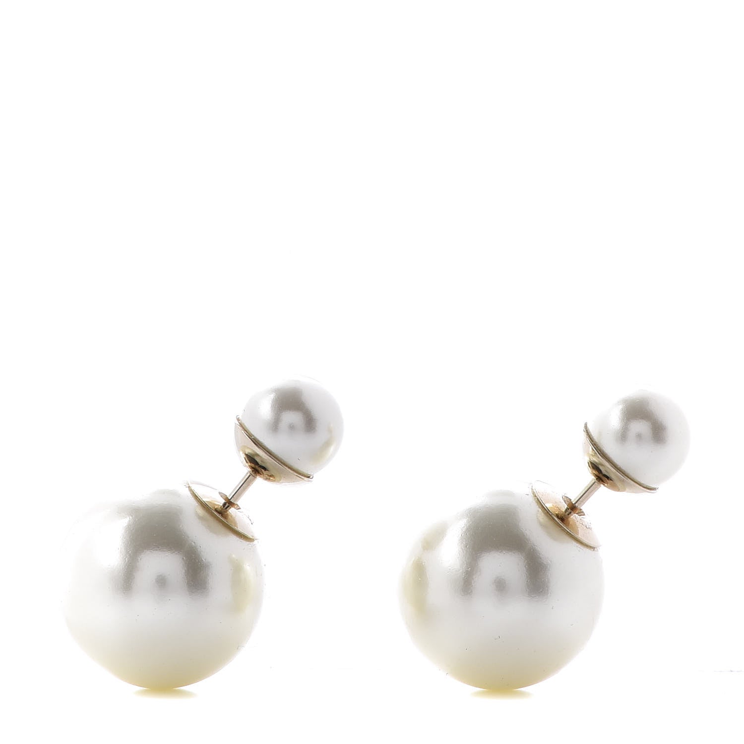 Christian Dior Pearl Mise En Dior Tribal Earrings 1 of 5