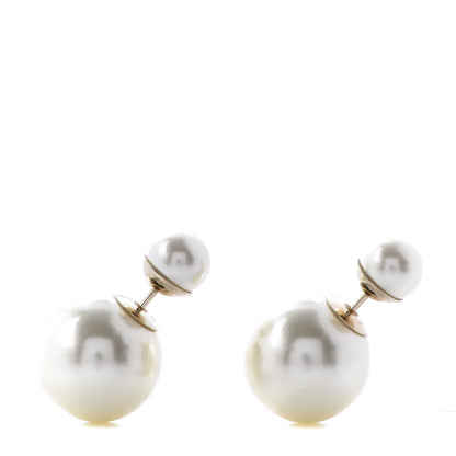 Christian Dior Pearl Mise En Dior Tribal Earrings 1 of 5