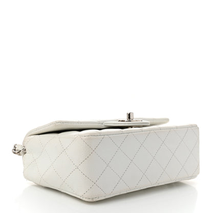 Chanel Caviar Quilted Mini Rectangular Flap White 4 of 12