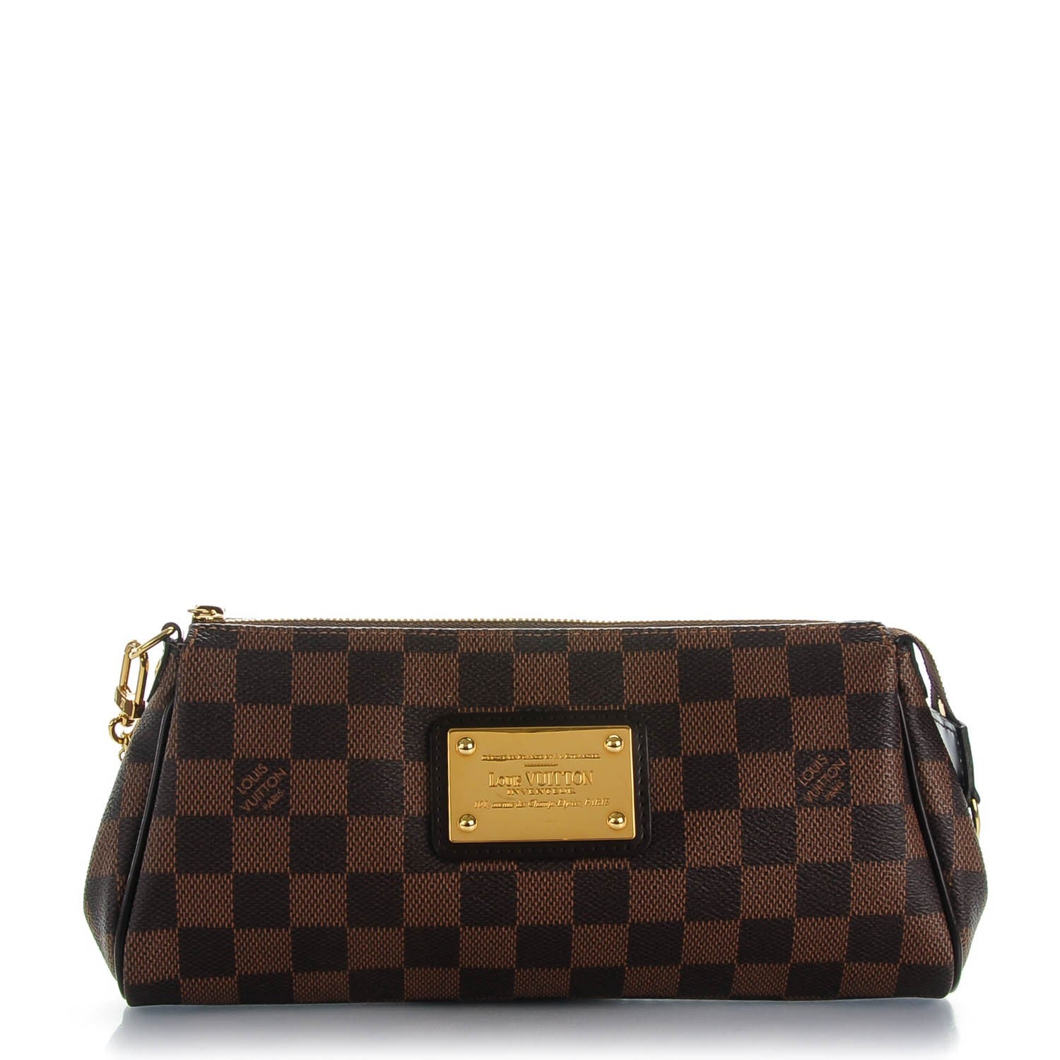 Louis Vuitton Damier Ebene Eva Clutch 1 of 7