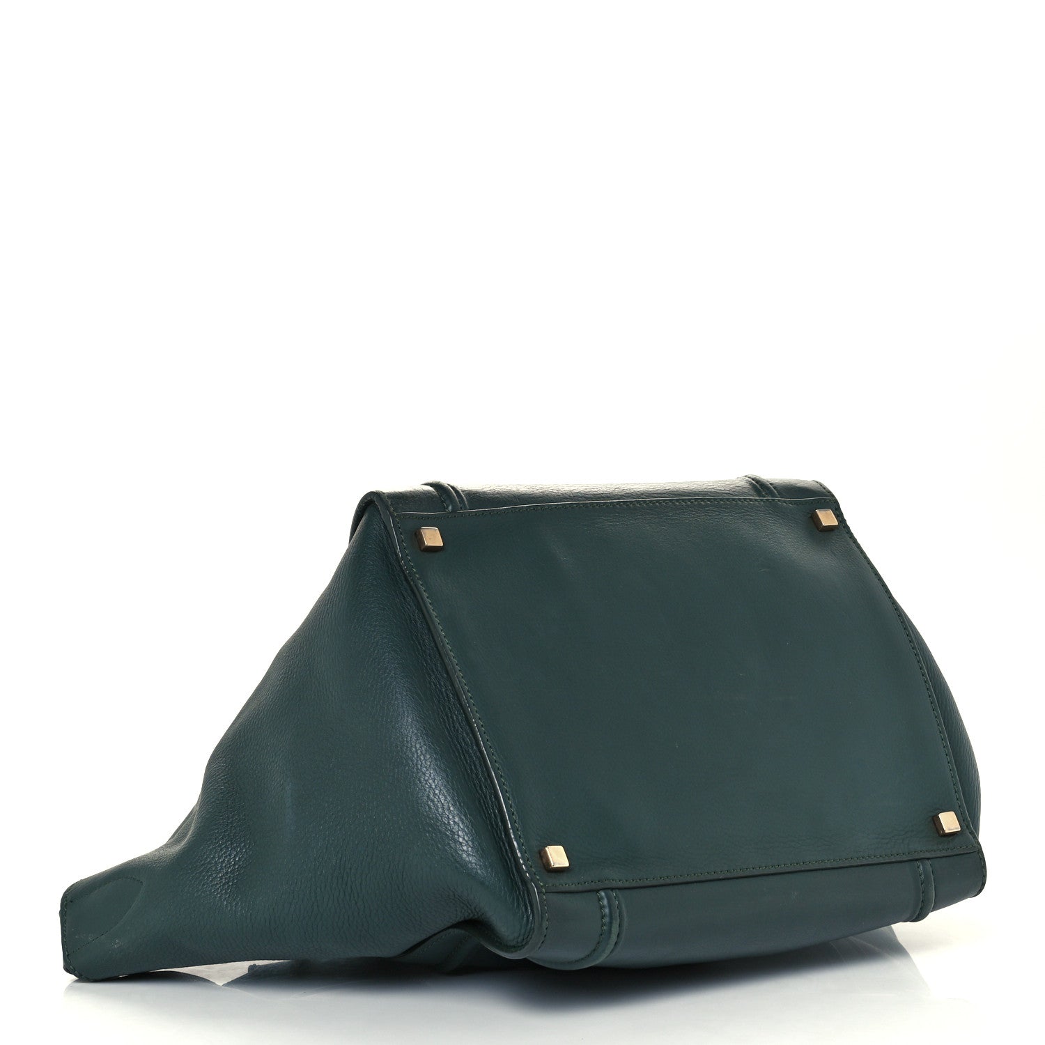 Celine Supple Calfskin Medium Phantom Luggage Forest 3 of 10