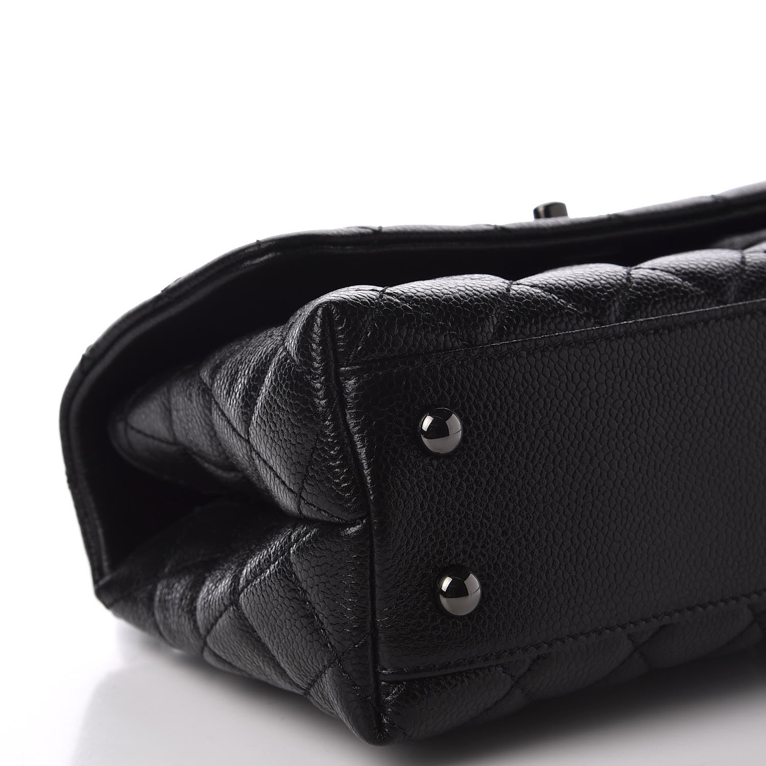 Chanel Caviar Quilted Mini Coco Handle Flap So Black 5 of 10