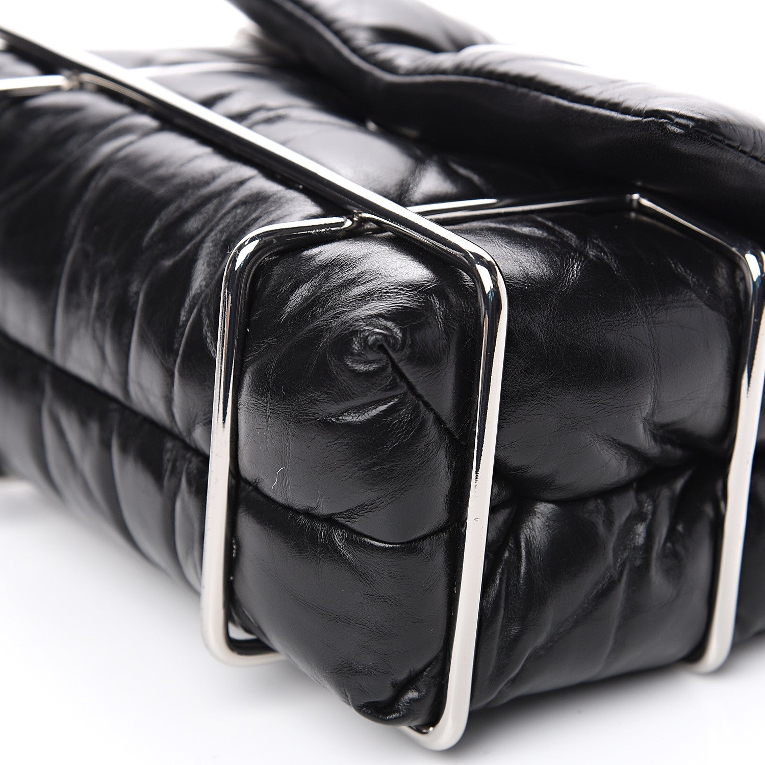 Alexander Wang Calfskin Quilted Halo Crossbody Bag Black 9 of 9