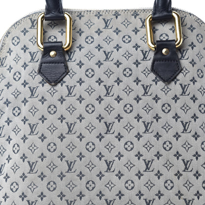 Louis Vuitton Mini Monogram Alma Haut Tote Blue 12 of 12