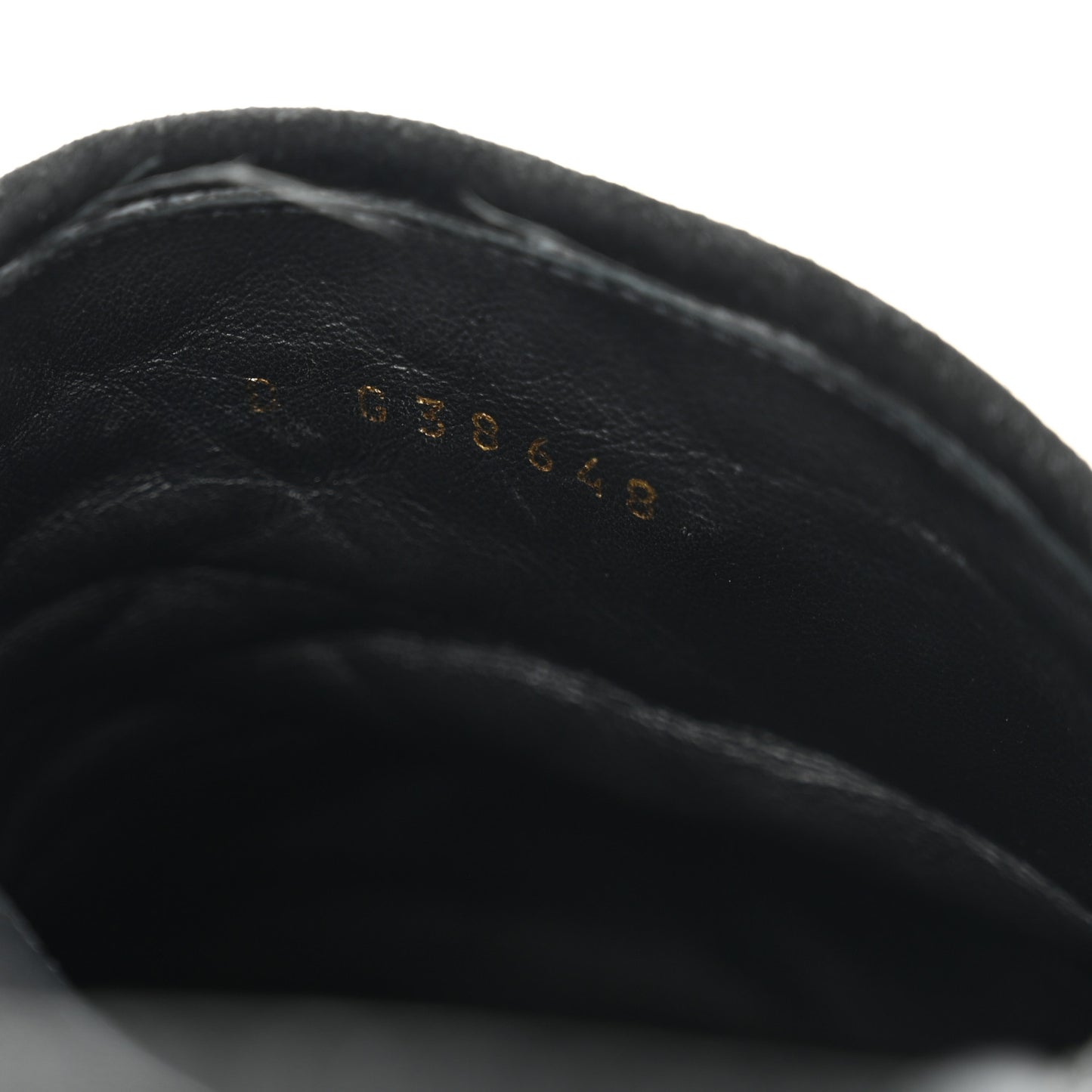Suede Stitched Resin CC Mules 38.5 Black