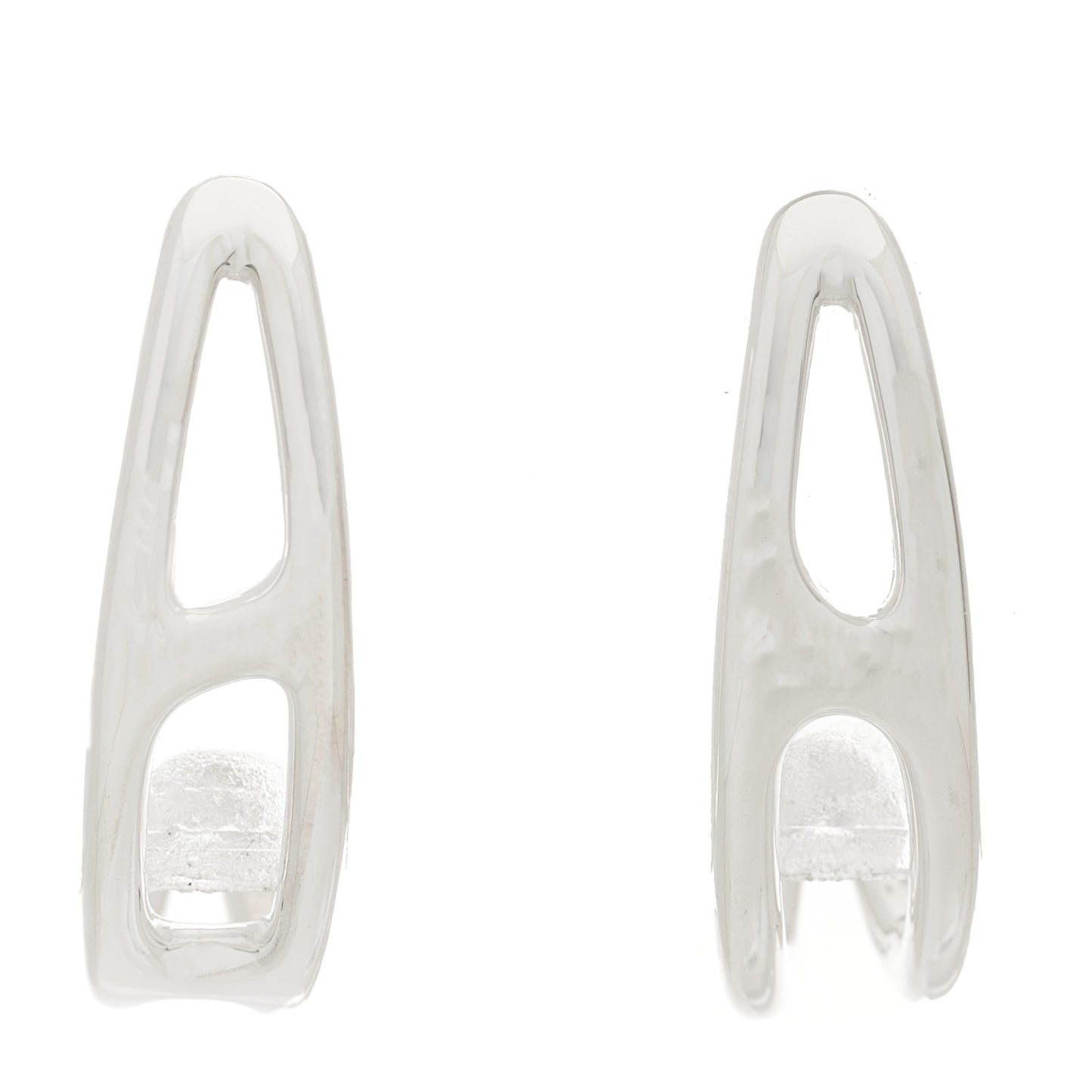 Sterling Silver Chaine D'Ancre Punk Earrings