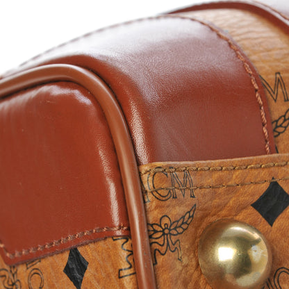 MCM Visetos Top Handle Luggage Cognac 22 of 24