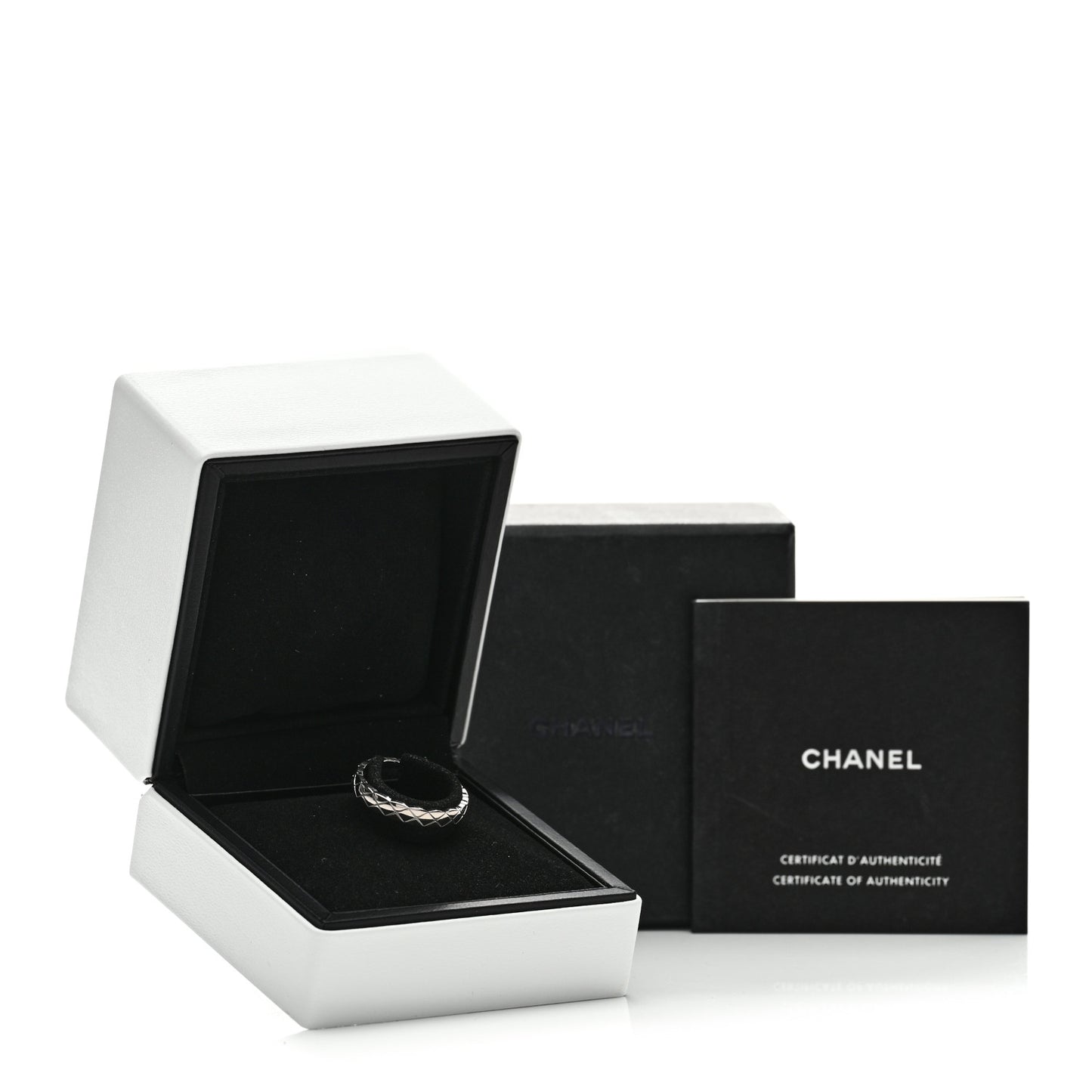 18K White Gold Mini Coco Crush Ring 53 6.5
