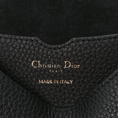 Christian Dior Grained Calfskin Medium Bobby Flap Black 6 of 9