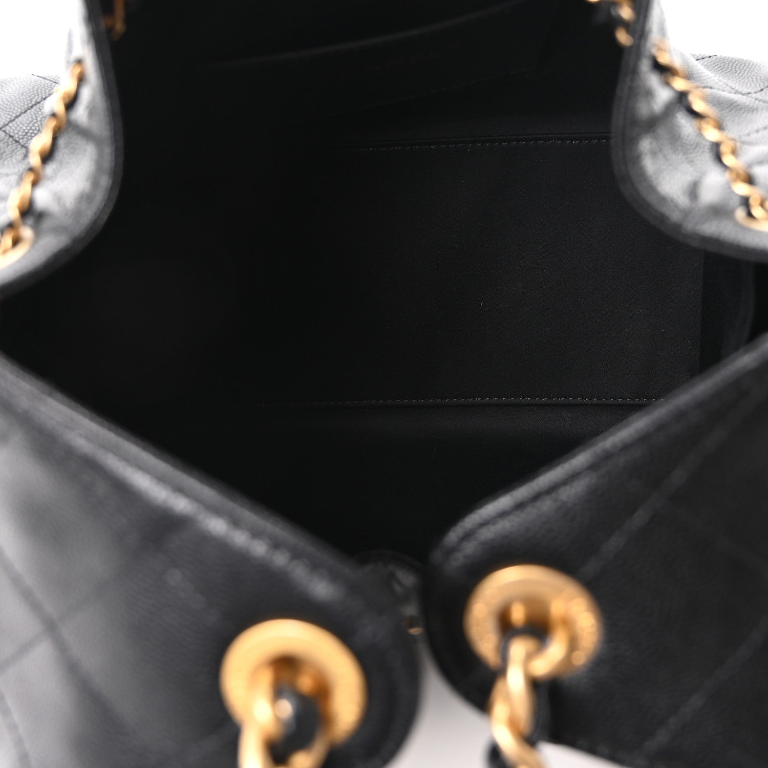 Chanel Caviar Quilted Small Chanel 25 Handbag Black 5 of 10