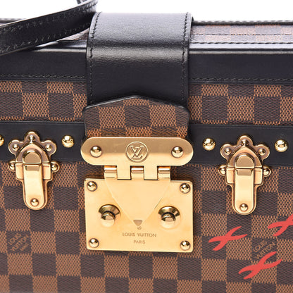 Louis Vuitton Damier Ebene Petite Malle Black 9 of 12
