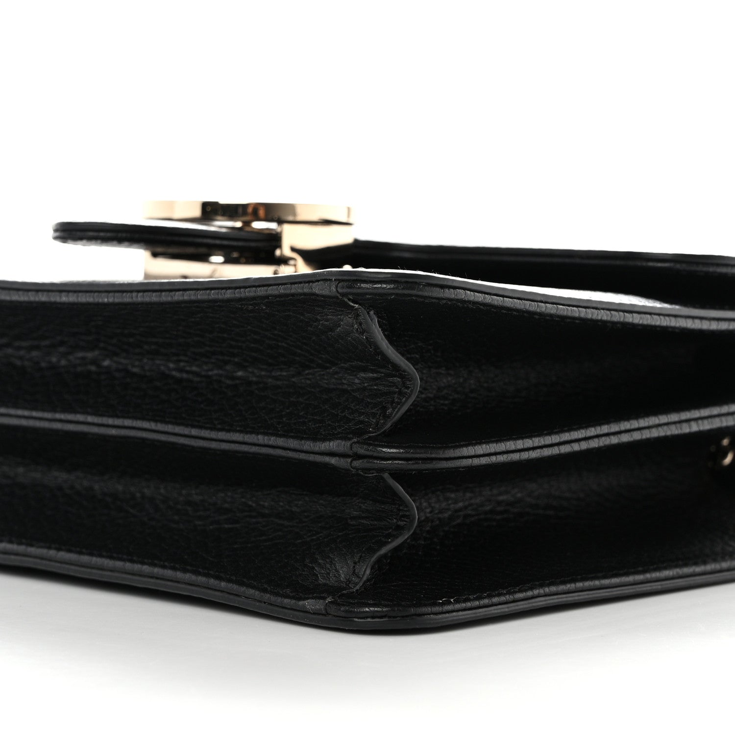 Gucci Dollar Calfskin Small Interlocking G Shoulder Bag Black 11 of 11