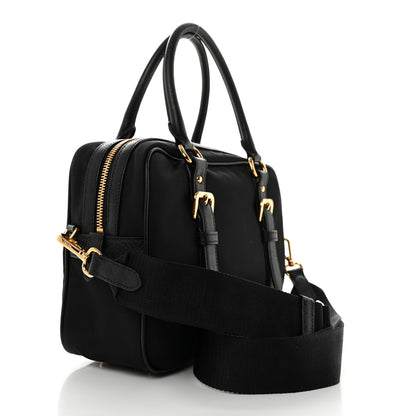 Prada Tessuto Nylon Saffiano Bauletto Black 2 of 8