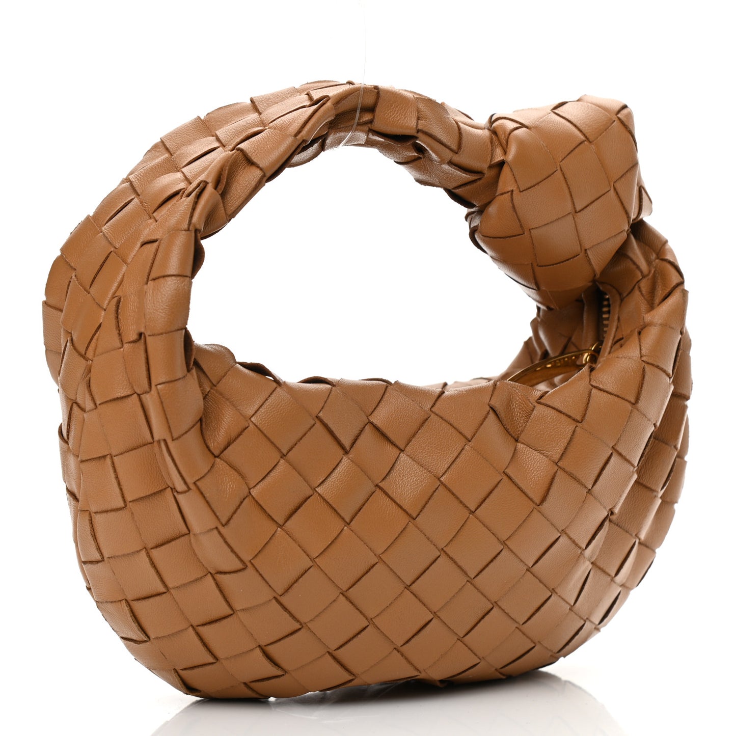 Nappa Intrecciato Mini Jodie Caramel