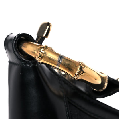 Gucci Monogram Half Moon Bamboo Ring Hobo Black 12 of 15