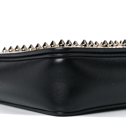 Christian Louboutin Calfskin Spiked Zoompouch Crossbody Black 7 of 13