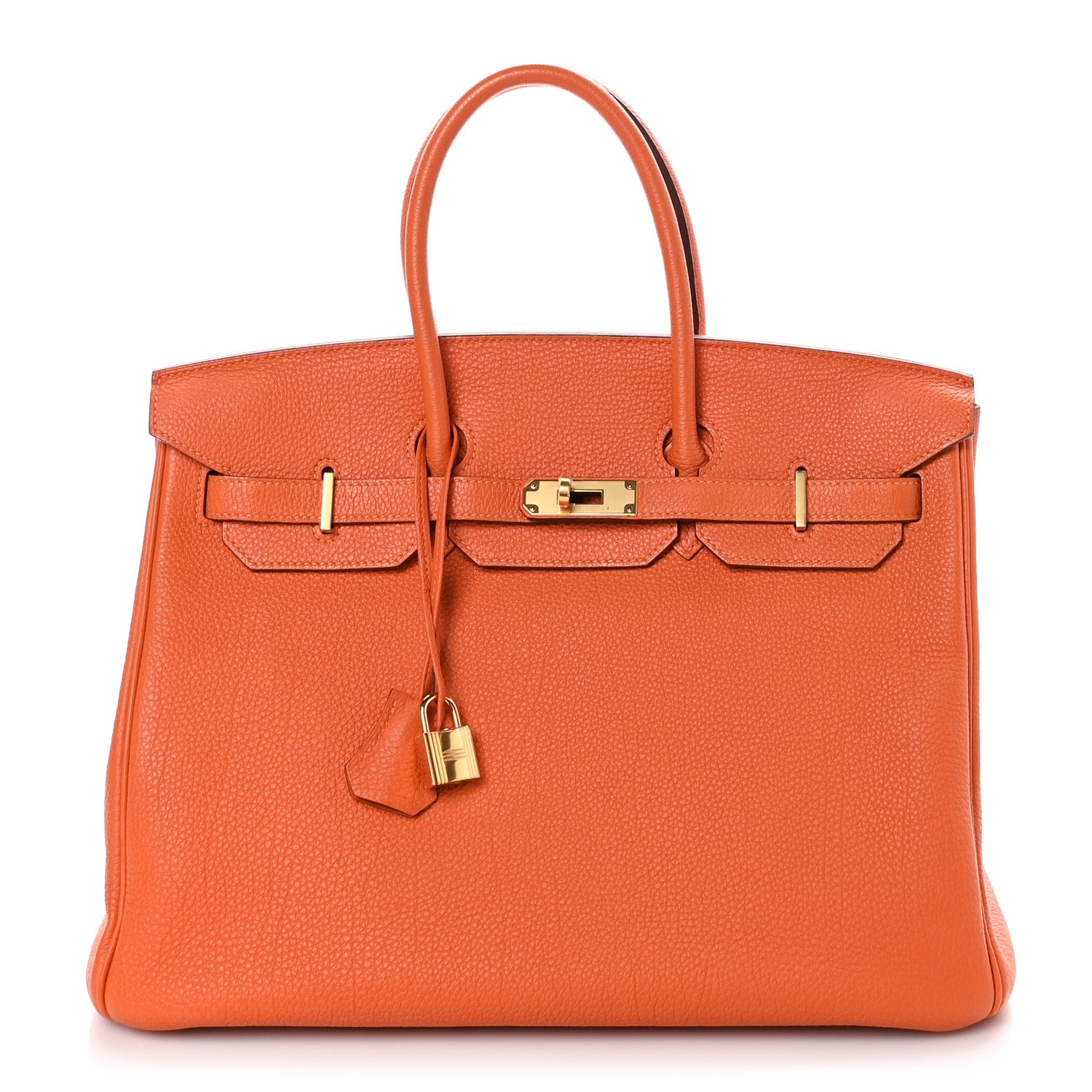 Hermes Togo Birkin 35 Orange 1 of 11