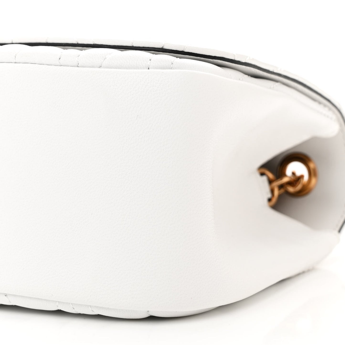 Nappa Quilted Virtus Bag White