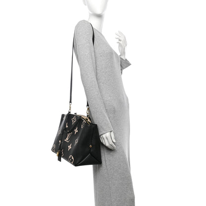Louis Vuitton Empreinte Monogram Giant Grand Palais Black Beige 2 of 10
