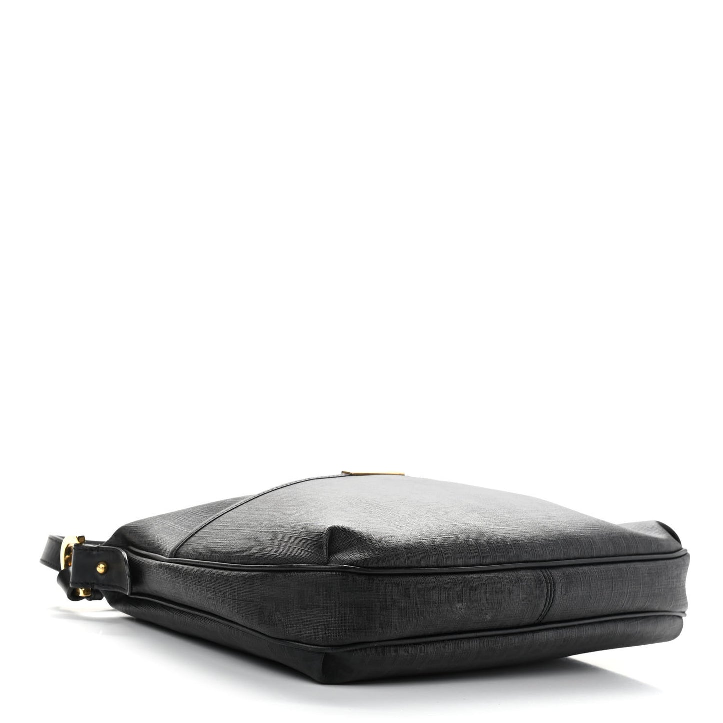 Zucchino Spalmati Vitello Messenger Bag Black