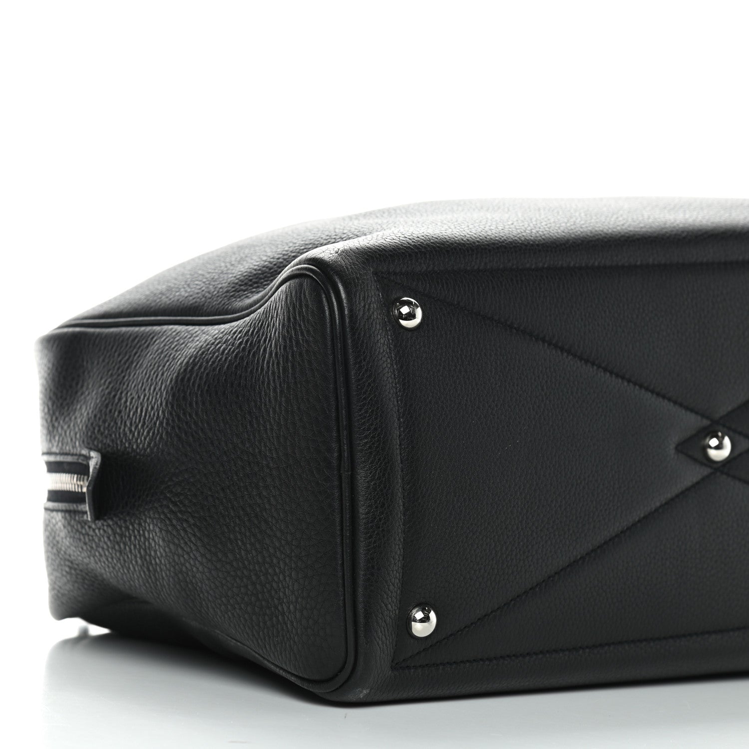 Hermes Taurillon Clemence Victoria II 35 Black 6 of 8