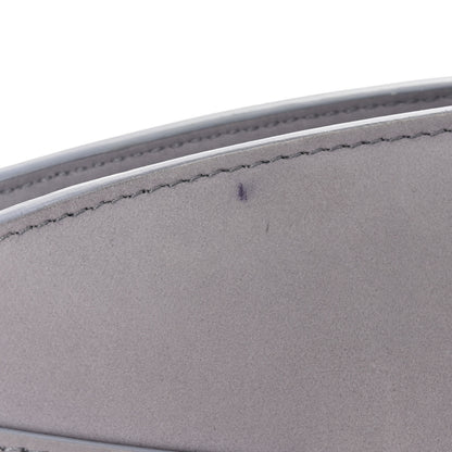Salvatore Ferragamo Calfskin Large Hug Pouch Fog Gray 12 of 12