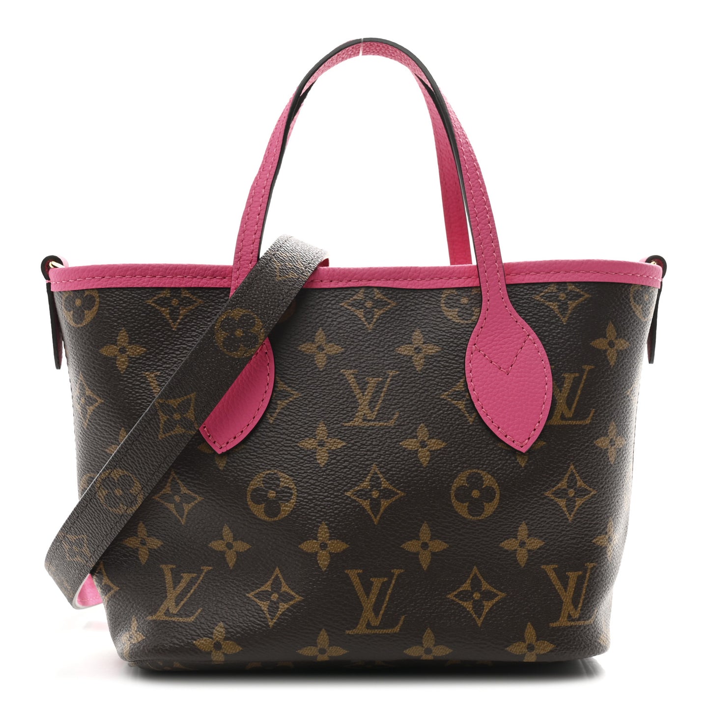 Monogram Neverfull Inside Out Bandouliere BB Rose Pondichery