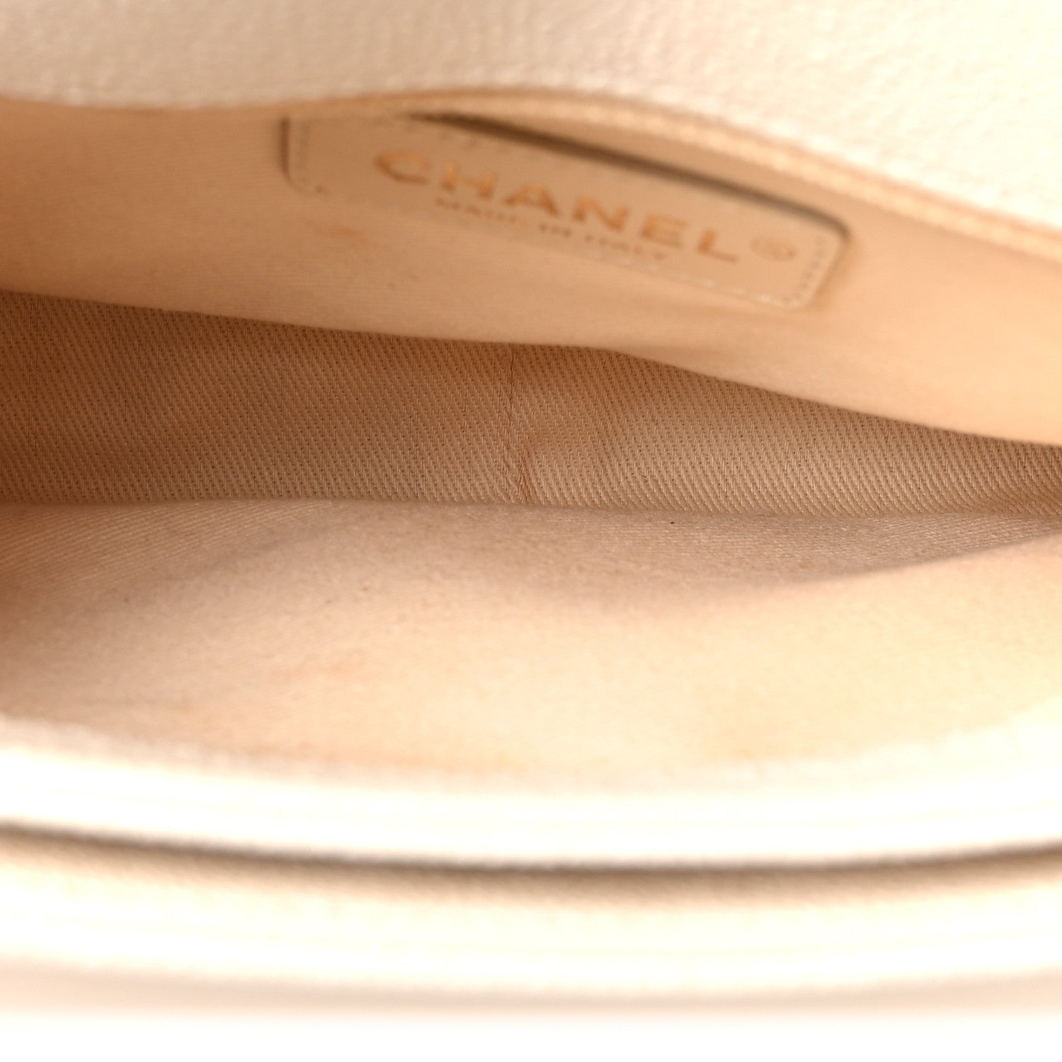 Chanel Grained Calfskin Quilted Medium Cuba Top Handle Flap Ivory 4 of 9