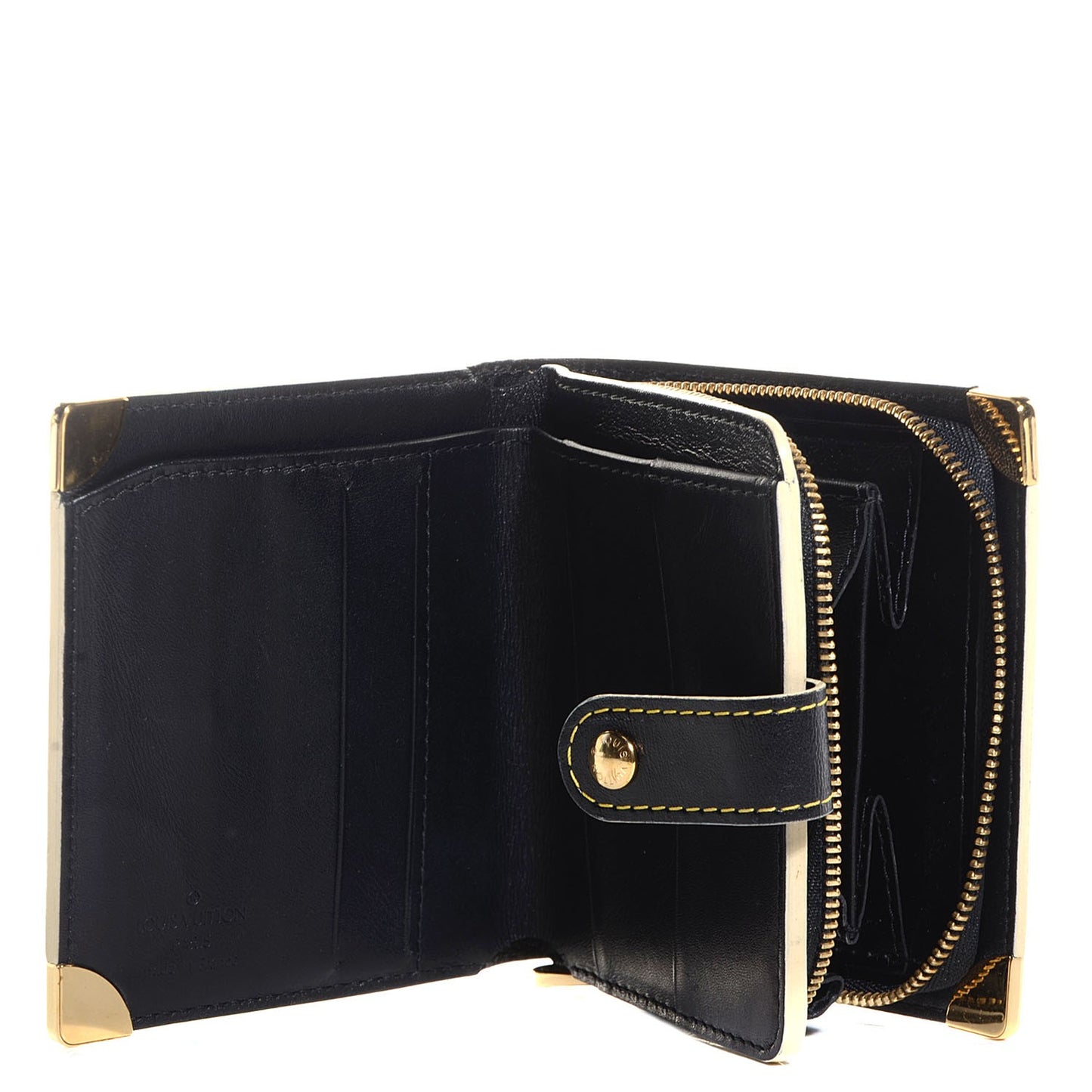 Suhali Compact Zipped Wallet Black