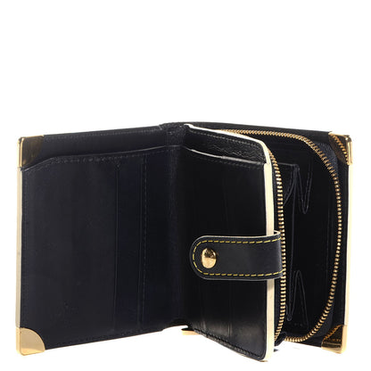 Louis Vuitton Suhali Compact Zipped Wallet Black 5 of 7