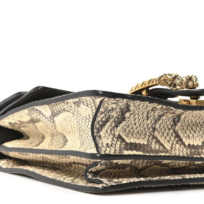 Gucci Snakeskin Web Medium Dionysus Shoulder Bag Natural 9 of 11