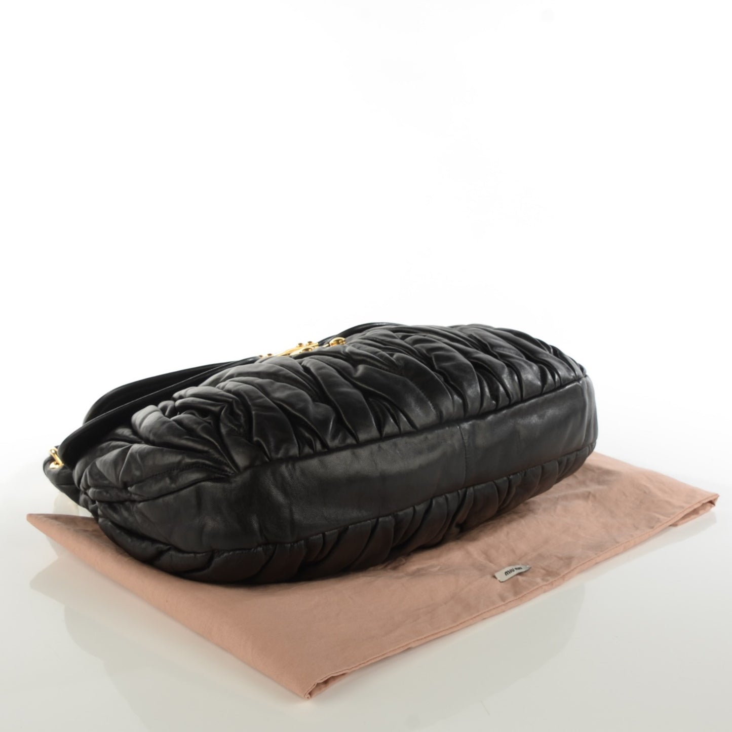 Nappa Matelasse Coffer Hobo Black