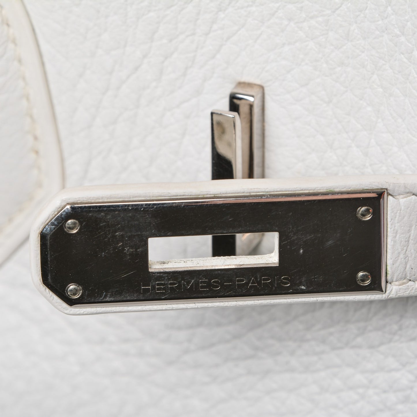 Taurillon Clemence Birkin 35 White