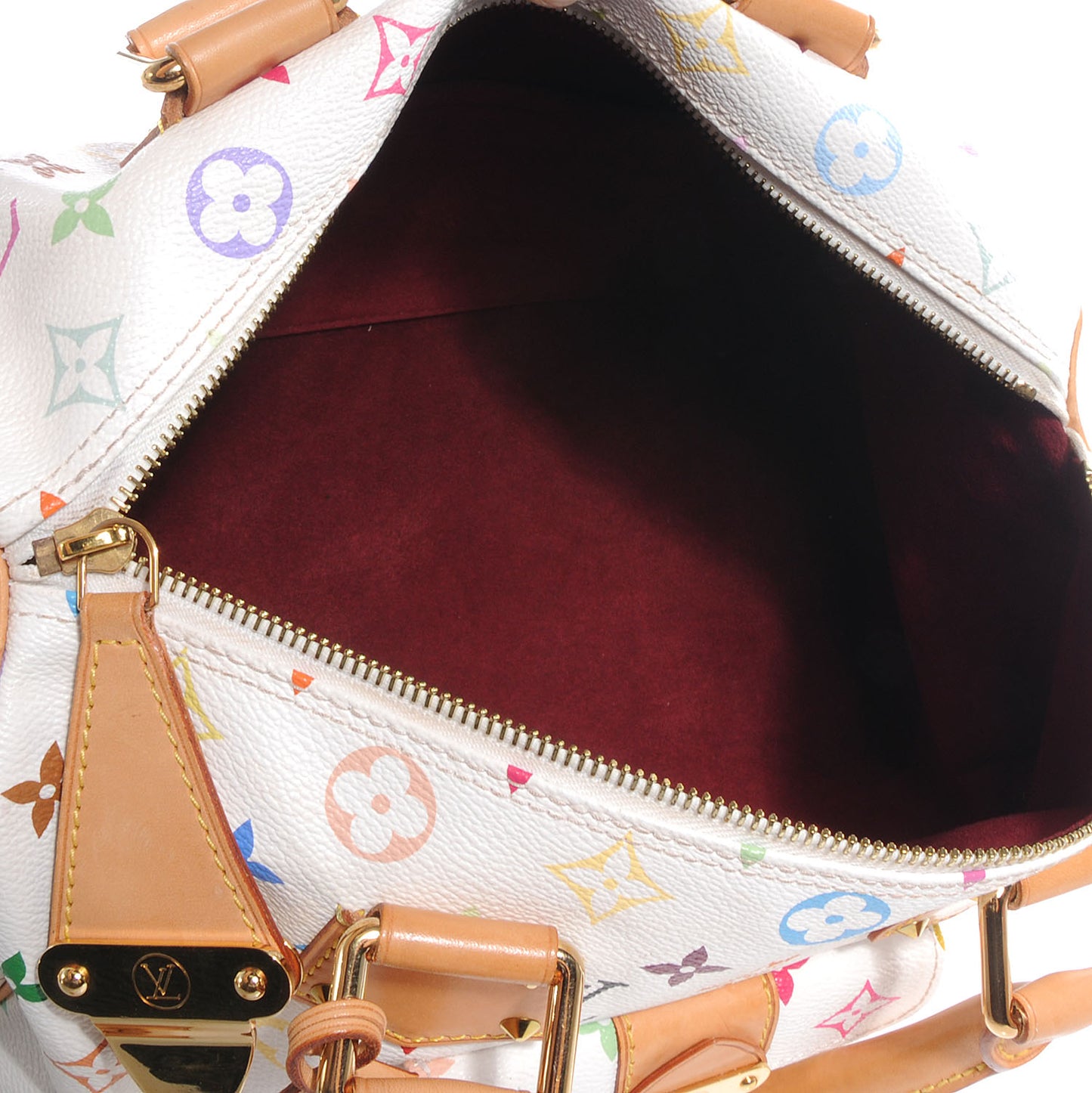 Monogram Multicolor Speedy 30 White