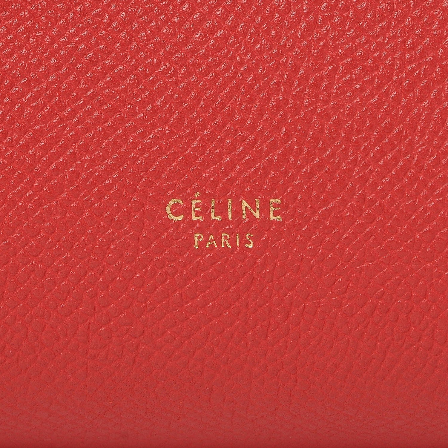 Celine Grained Calfskin Mini Belt Bag Coquelicot 8 of 8