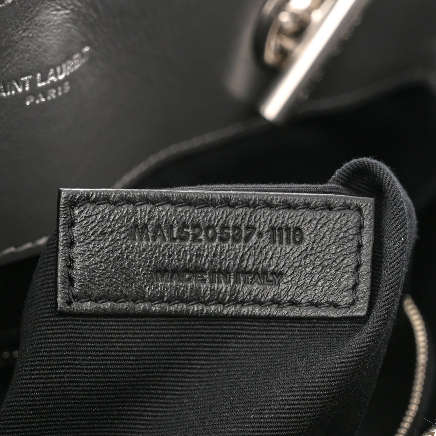 Calfskin Y Quilted Monogram Small Loulou Shopper Grey