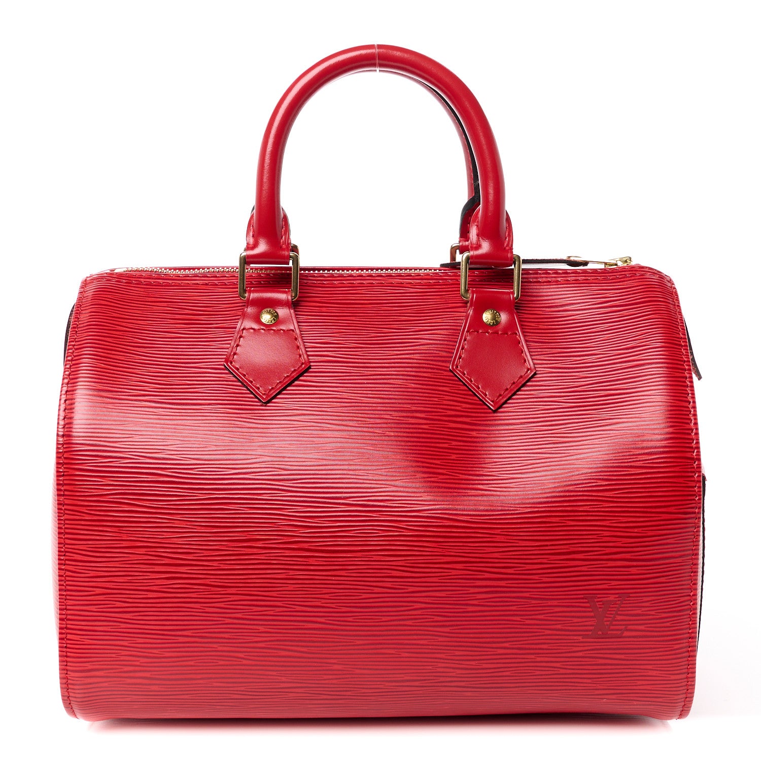Louis Vuitton Epi Speedy 25 Castillan Red 1 of 11