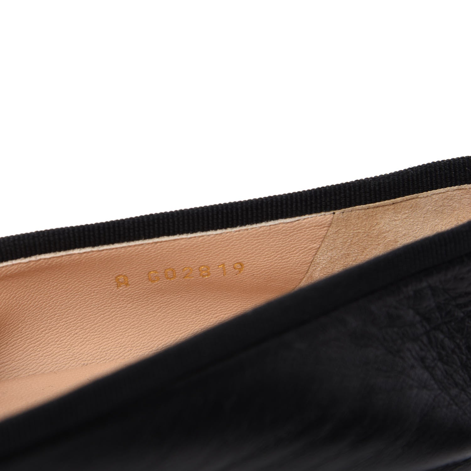 Chanel Lambskin Patent Cap Toe Ballerina Flats 37 Black 10 of 11