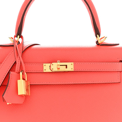 Hermes Epsom Kelly Sellier 25 Rose Jaipur 8 of 15
