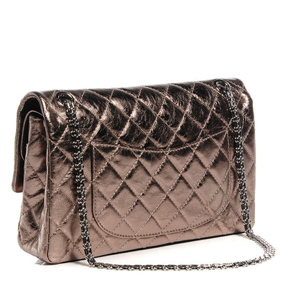 Chanel Metallic Aged Calfskin 2.55 Reissue 226 Flap Gold 3 of 9