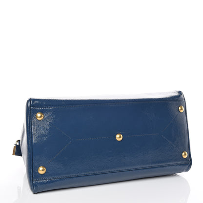 Saint Laurent Patent Medium Majorelle Blue 5 of 13