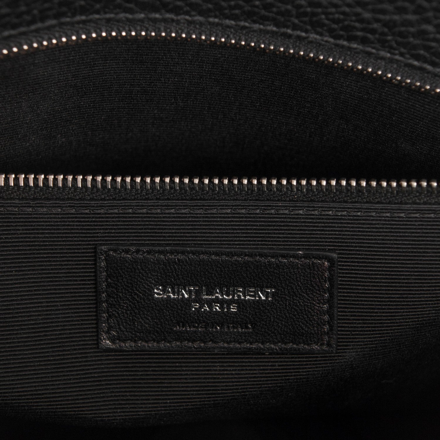 Saint Laurent Grained Calfskin Small Sac De Jour Black 6 of 7