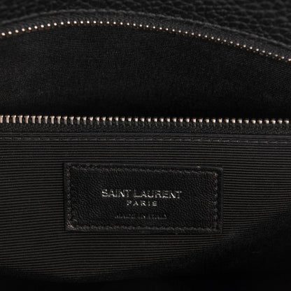 Saint Laurent Grained Calfskin Small Sac De Jour Black 6 of 7