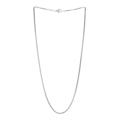David Yurman Sterling Silver 2.5mm Box Chain Necklace 21" 3 of 5