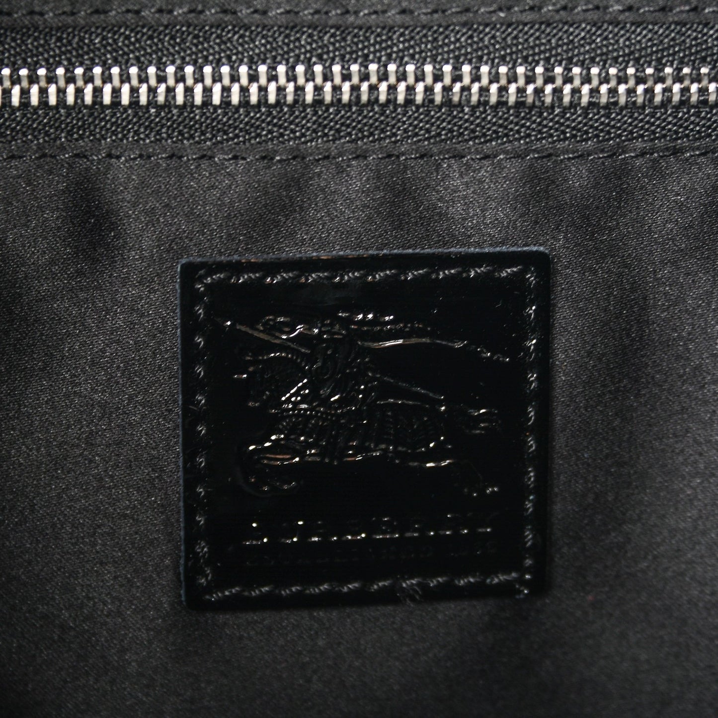 Patent Quilted Brook Hobo Black