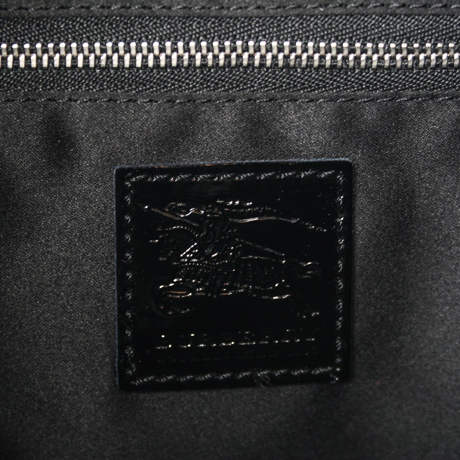 Burberry Patent Quilted Brook Hobo Black 6 of 7