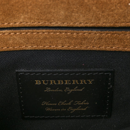 Burberry Derby Calfskin House Check Small Macken Crossbody Bag Pale Orchid 6 of 10