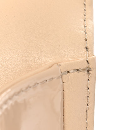 Chanel Patent Calfskin Quilted New Medium Plexiglass Boy Flap Beige 11 of 12