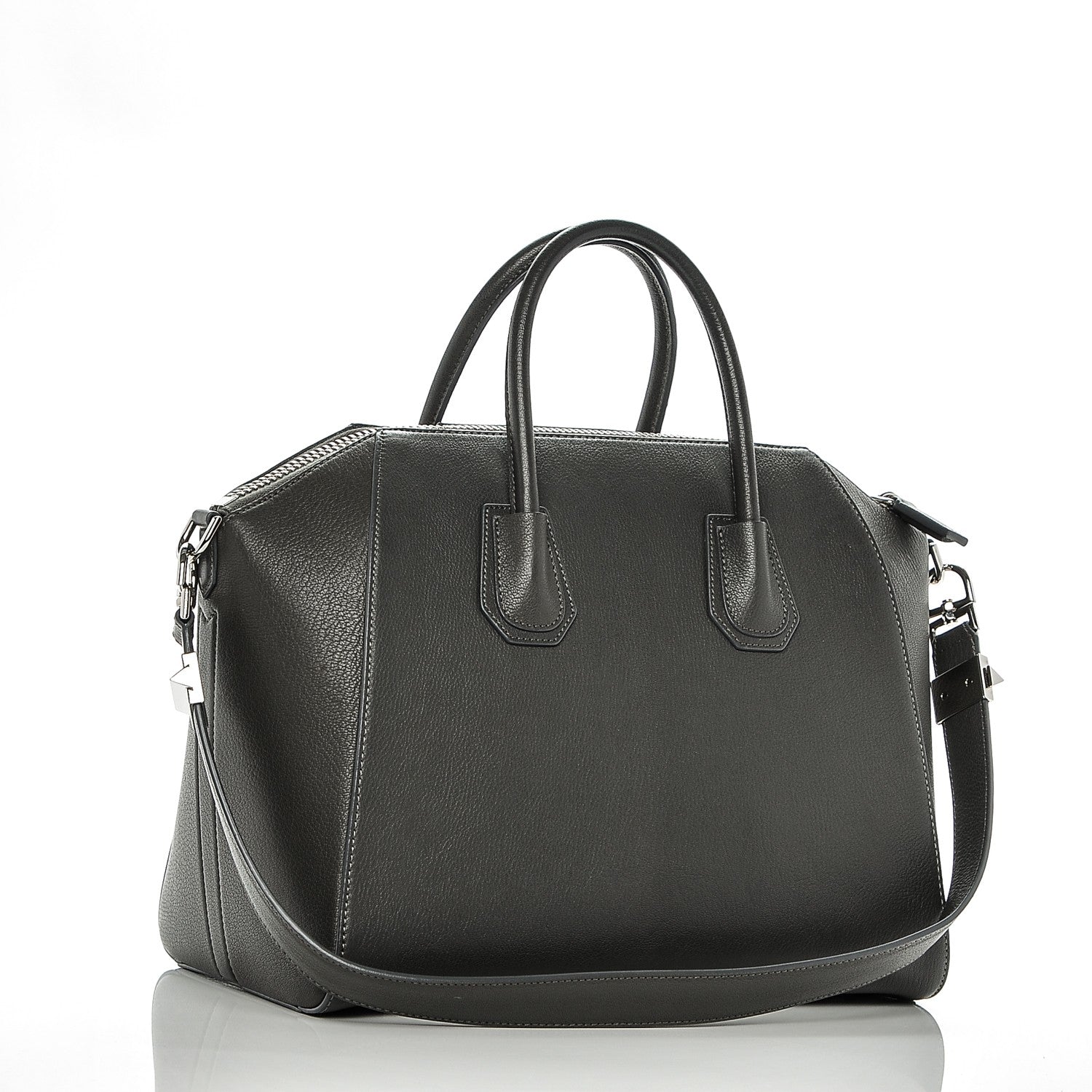 Givenchy Sugar Goatskin Medium Antigona Dark Grey 3 of 6